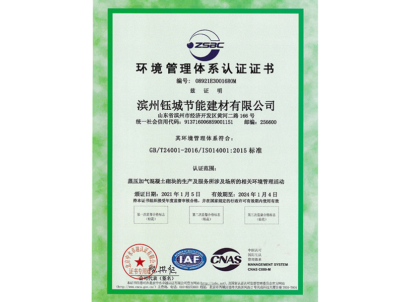 環境管理體系2020